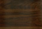 Modern Bedroom Walnut Finish 1pc Dresser of 6 Drawers Decorative Angled Front Satin Brass Tone Handles Wooden Furniture