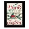 "Home For Christmas" by Artisan Cindy Jacobs, Ready to Hang Framed Print, Black Frame