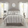 4PC Faux Fur Comforter Set