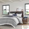 3 Piece Cotton Duvet Cover Set with Chenille Tufting