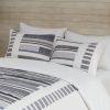 3 Piece Cotton Printed Duvet Cover Set w/ trims