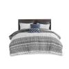 3 Piece Cotton Duvet Cover Set with Chenille Tufting